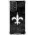 NFL New Orleans Saints Black & White Galaxy A52 5G Clear Case